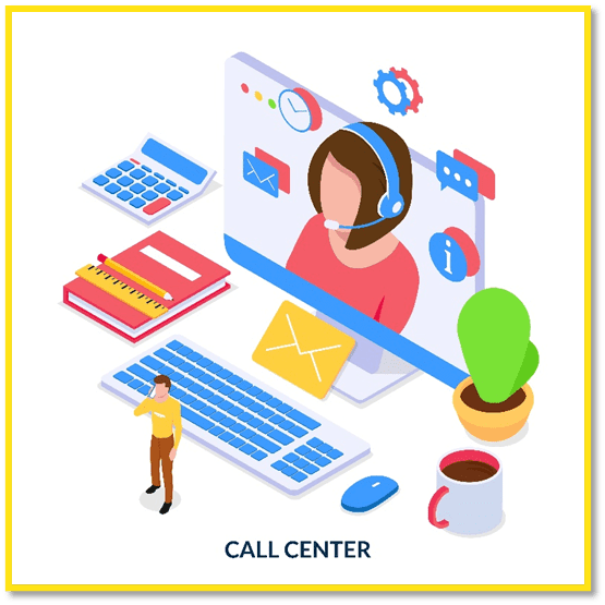 This vector image demonstrates the versatility of omnichannel customer service/multichannel customer service, ensuring that global customers receive service exactly how they need it – which augments their CX and builds long-term brand ambassadorship.