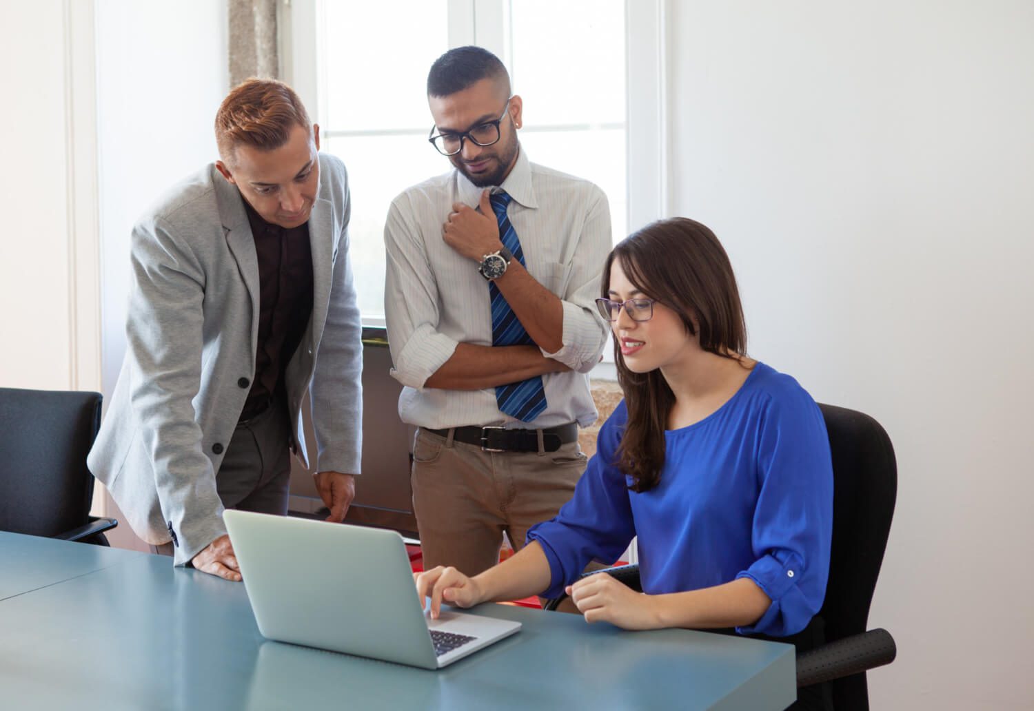 A medical billing customer service client success manager speaks with their medical billing customer service team leaders about an incorrectly-documented medical claim that they have been requested by a prominent medical billing business to regulate and fix.