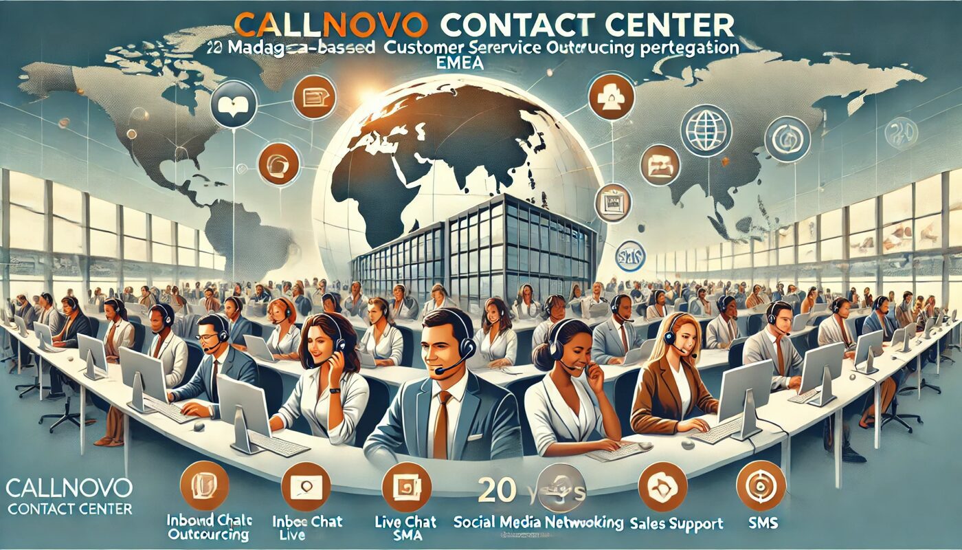 Callnovo Contact Center shares a strategic network of 16+ optimally-placed operations centers around the globe to provide superb native customer service solutions in 65+ languages - all to the end that tailormade solutions fortify content customers/clients, leading to long-term global brand loyalty. Callnovo's nearly 20-year service experience extends far beyond the global food delivery industry to more than 40 key industries.