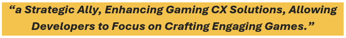 To address challenges associated with effective indie gaming support, outsource game service emerges as a strategic ally, enhancing gaming CX solutions, allowing developers to focus on crafting engaging games.