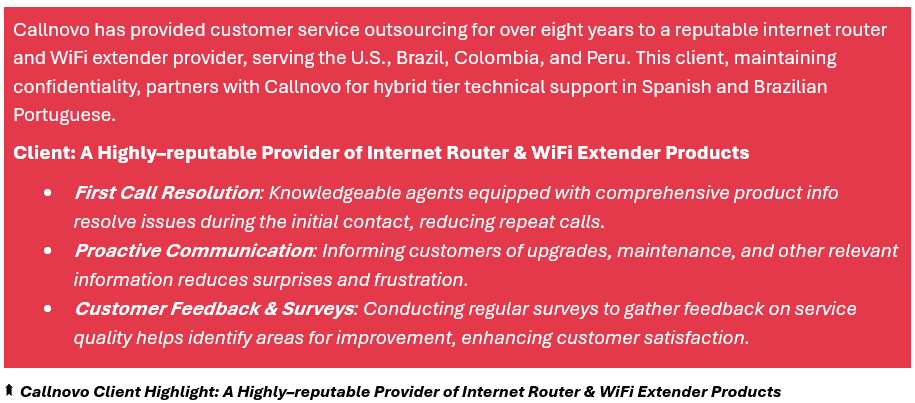 Callnovo Client Highlight: A Highly–reputable Provider of Internet Router & WiFi Extender Products